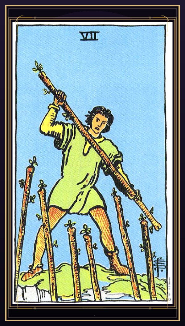 완드 7 (Seven of Wands)